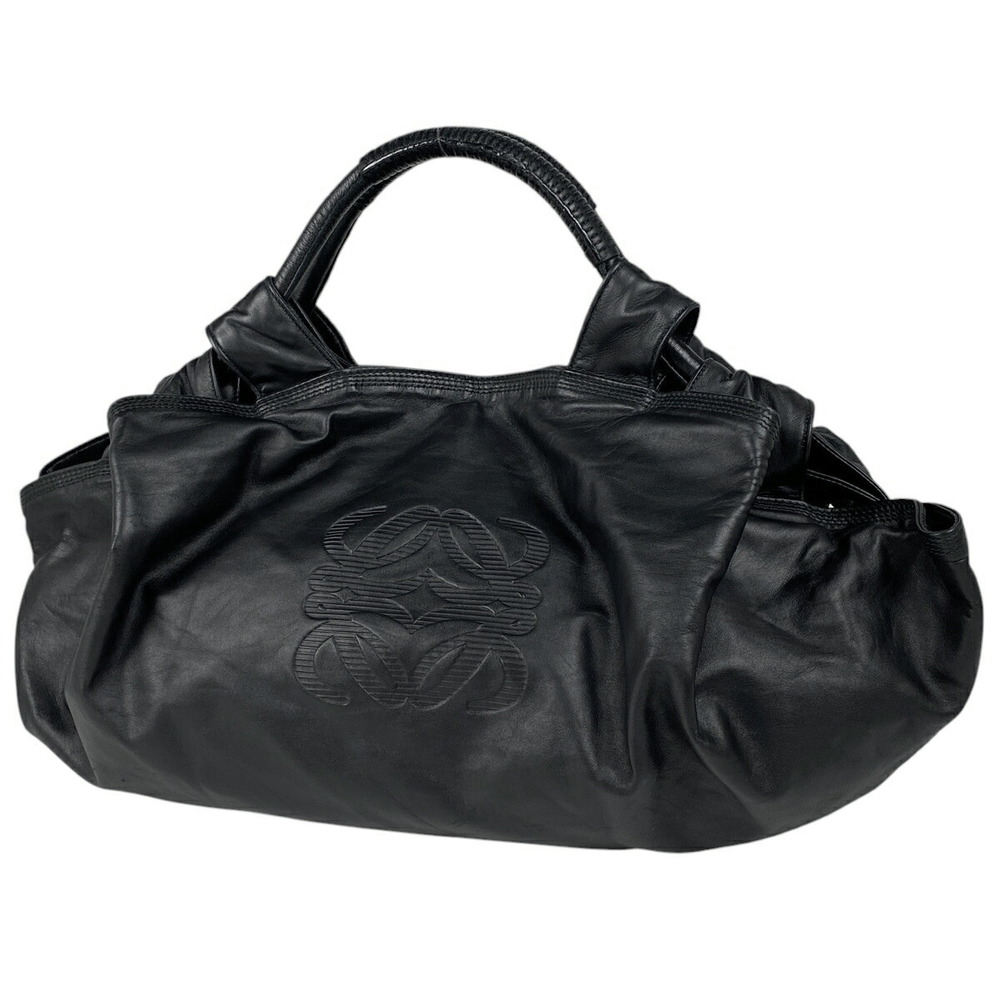 Loewe Nappa Aire Anagram Handbag Leather Black